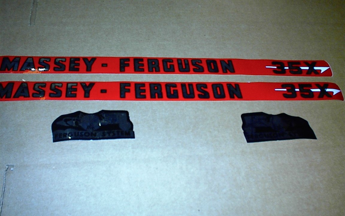  MASSEY DECAL SET 